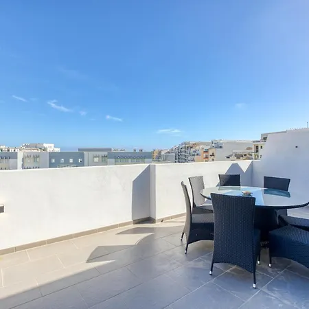 Sb17 - 2 Bed Penthouse Panorama In Qawra St. Paul's Bay