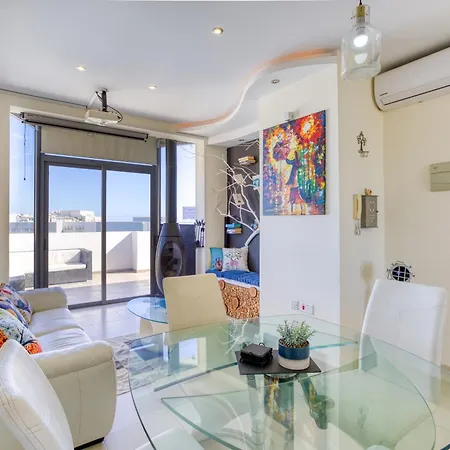 Apartament Sb17 - 2 Bed Penthouse Panorama In Qawra