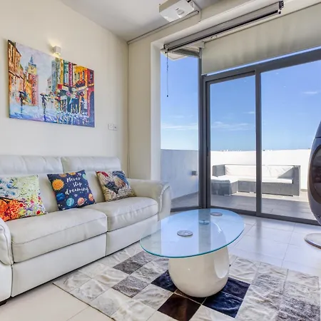 Apartmán Sb17 - 2 Bed Penthouse Panorama In Qawra St. Paul's Bay